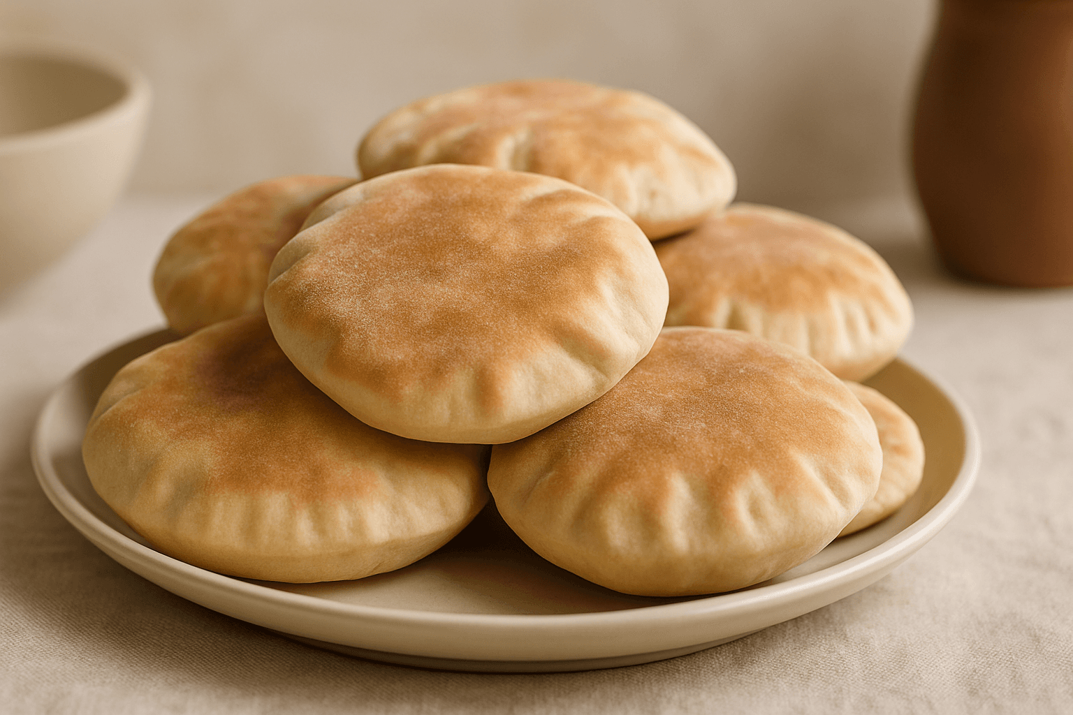 10-Minute Pita Balloon Bread Recipe