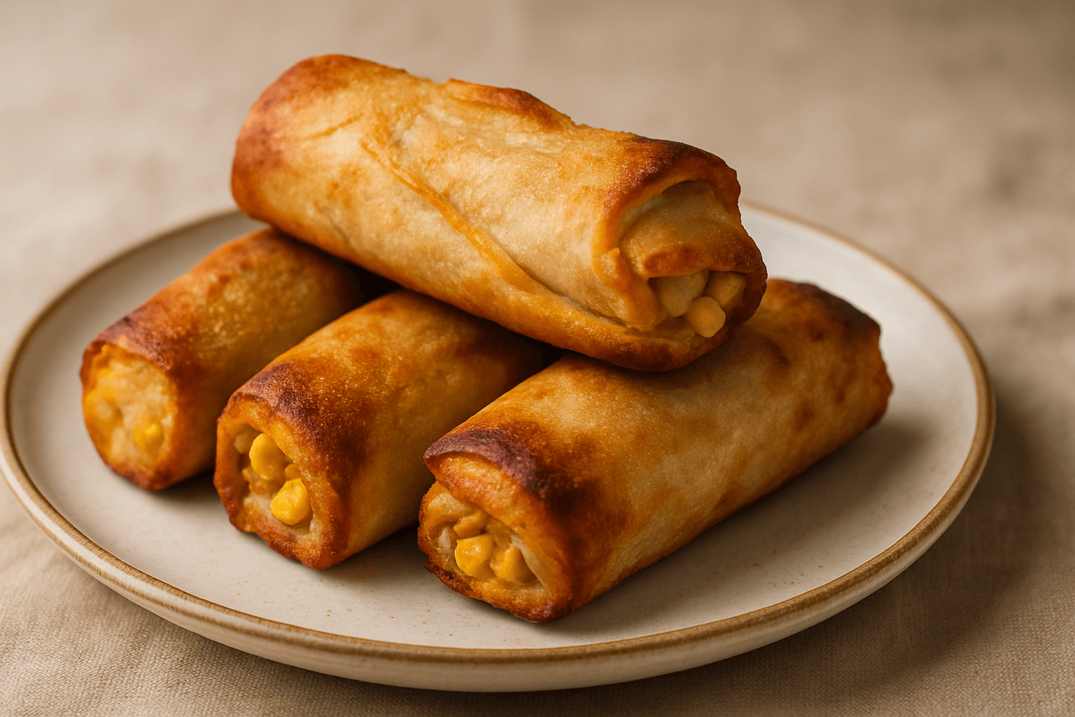 Corn and Onion Bread Rolls Recipe