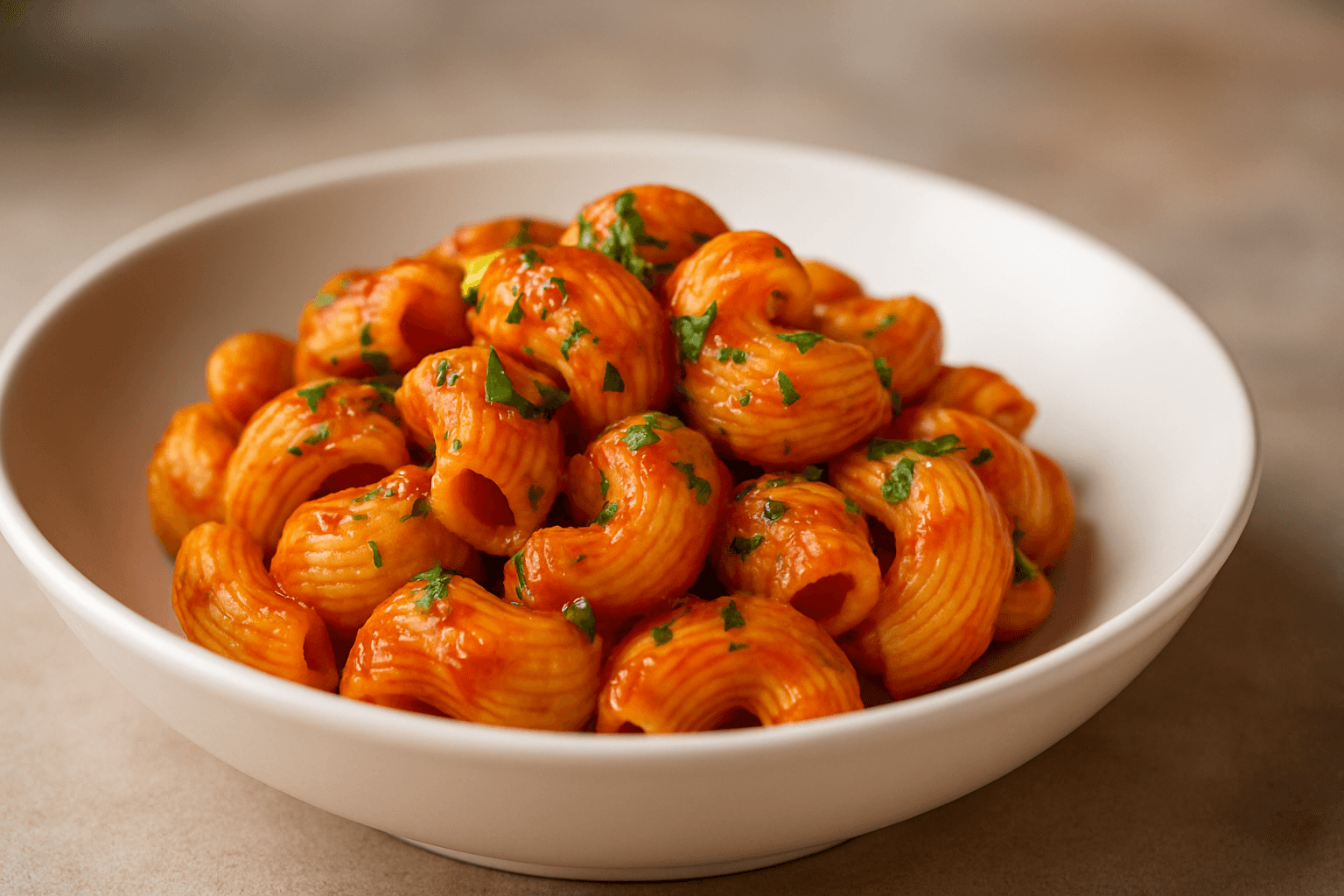 Domatesli Makarna Tarifi