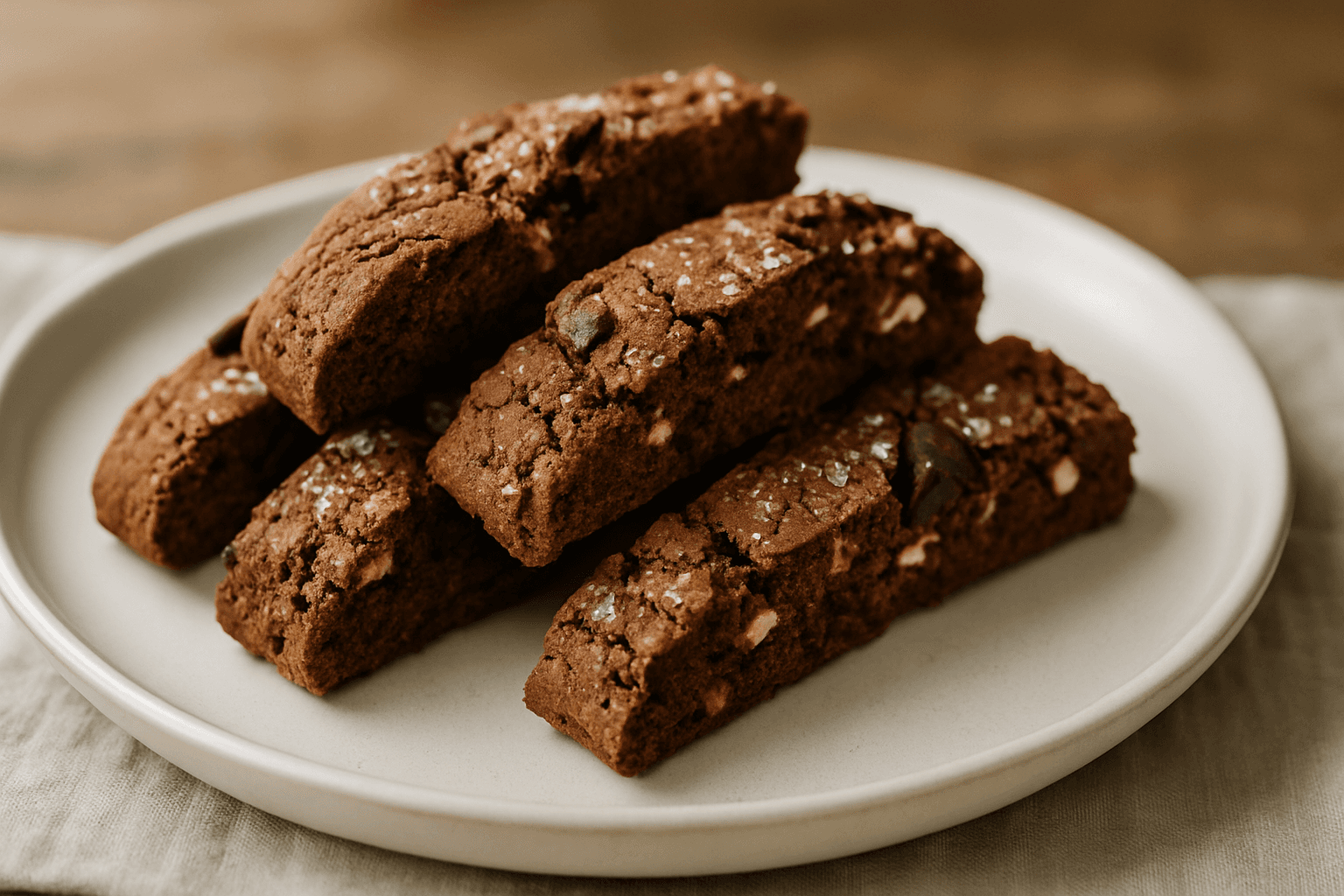 Double Chocolate Chunk Biscotti Recipe