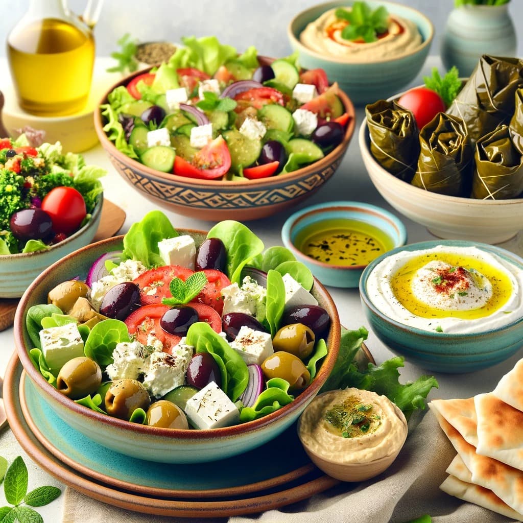 Salads and Mezes
