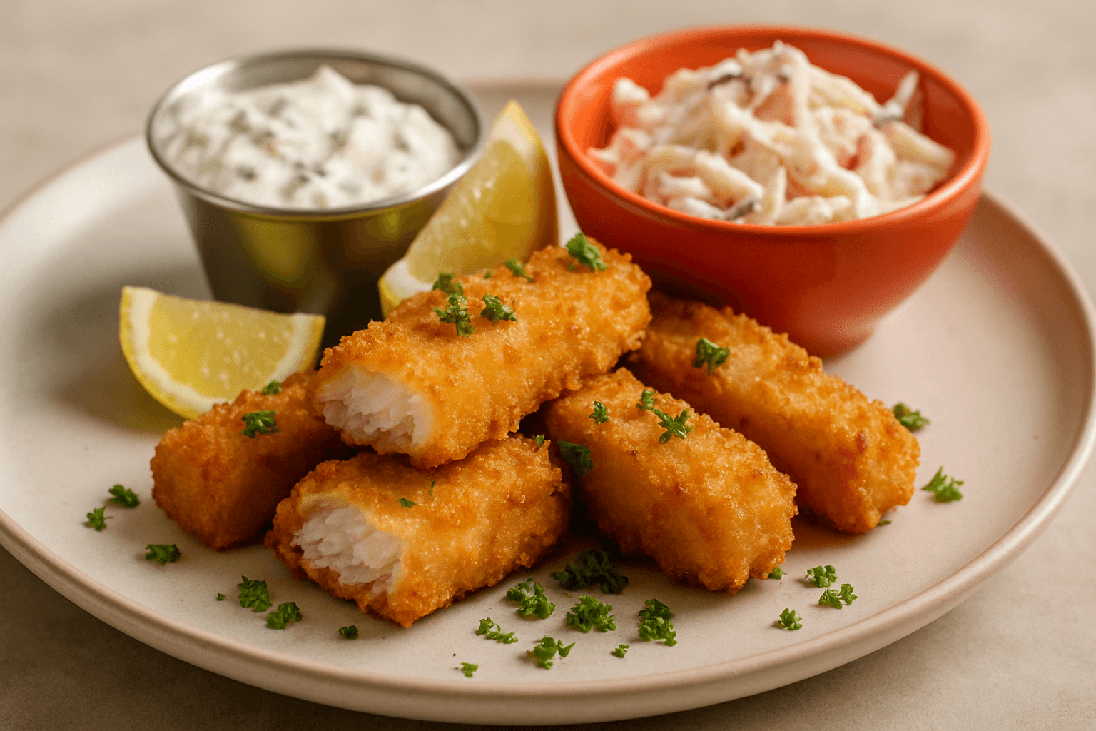 Fırında Balık Çubukları Tarifi (Fish Sticks)