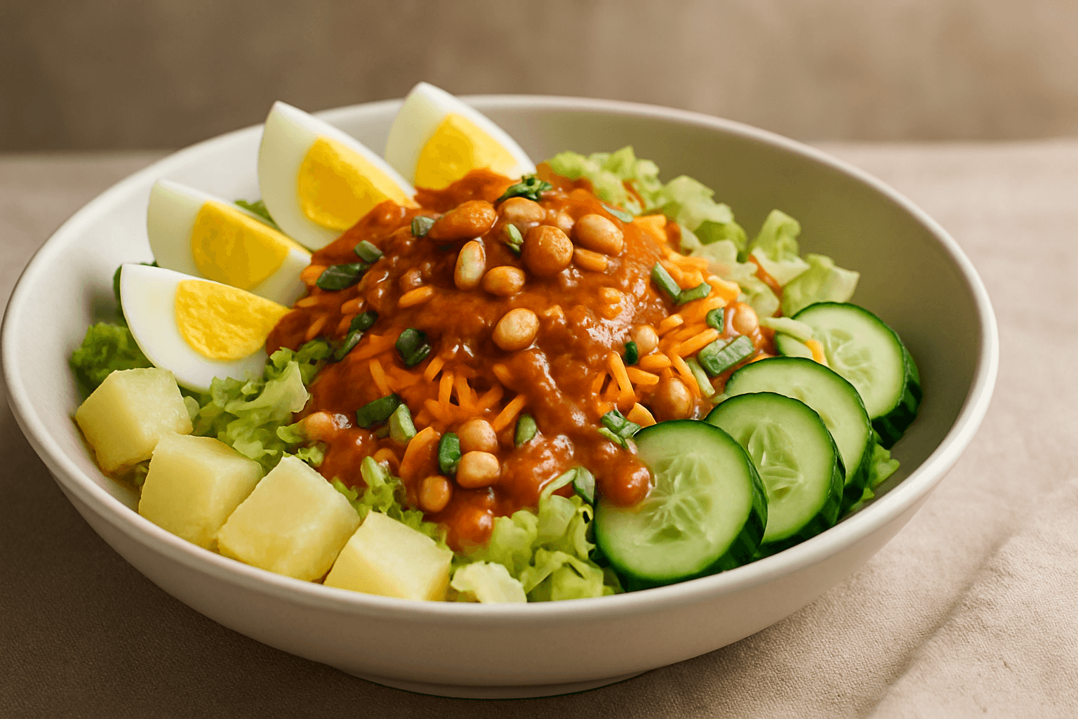 Gado Gado Indonesian Salad Recipe