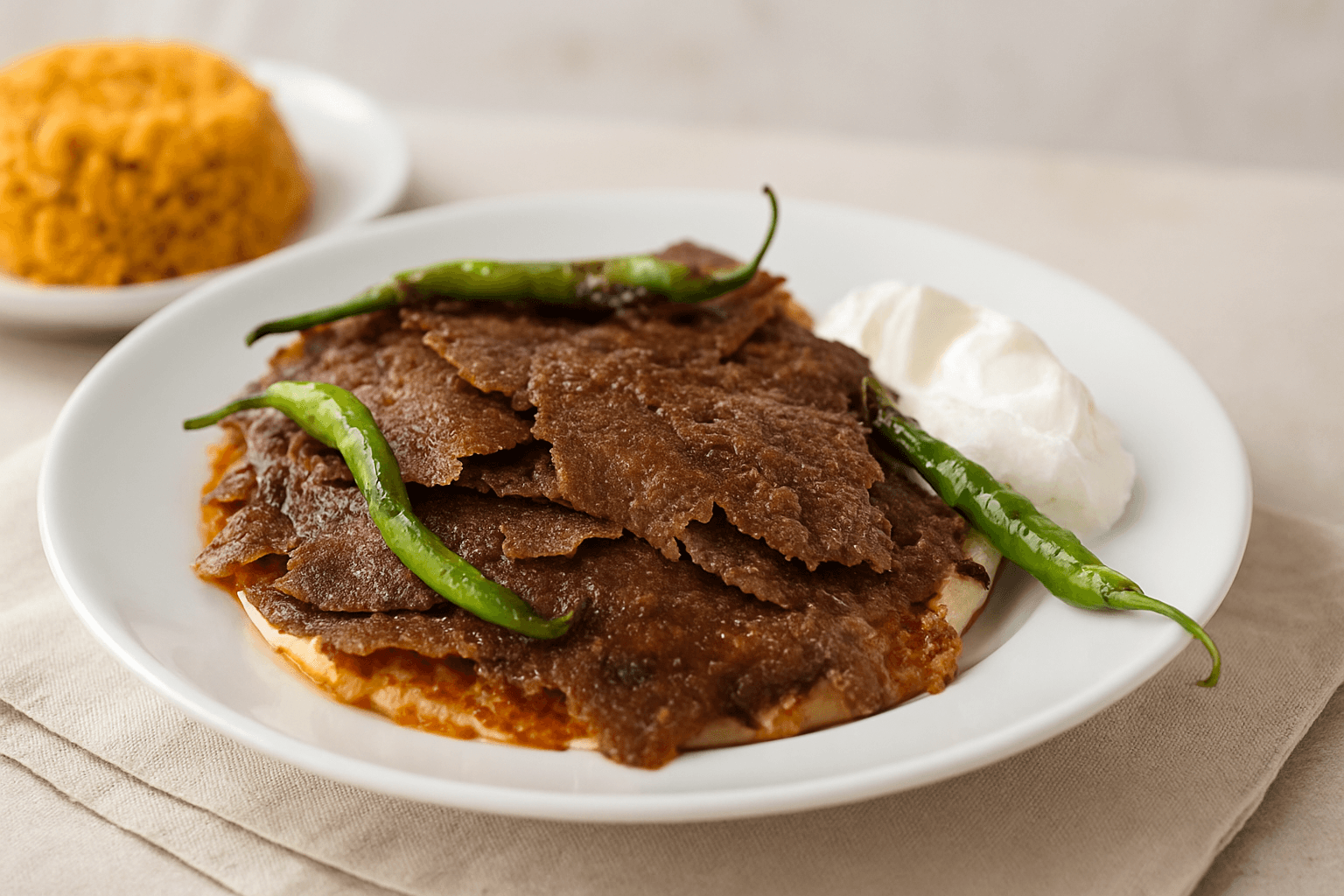 Homemade Yaprak Döner (Iskender Style)