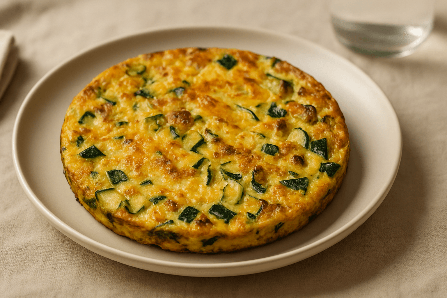 Kabak Frittata Tarifi (Soğanlı, Sarımsaklı)