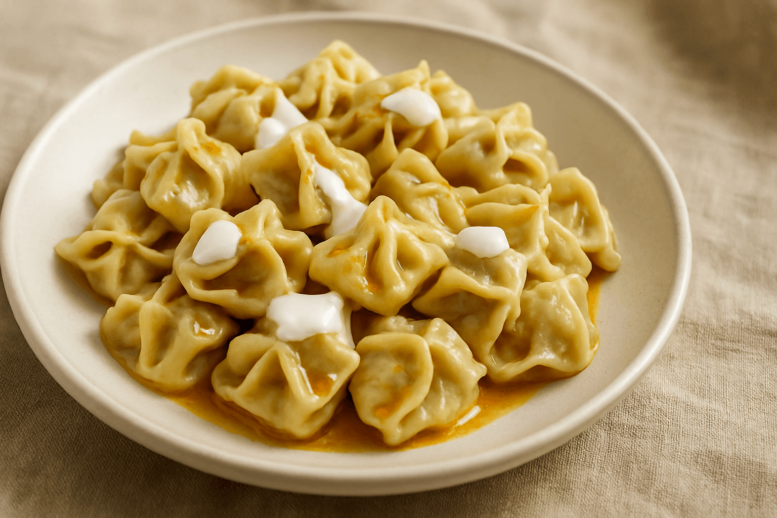 Kırgız Mantısı Tarifi (Buharda ve Haşlama)