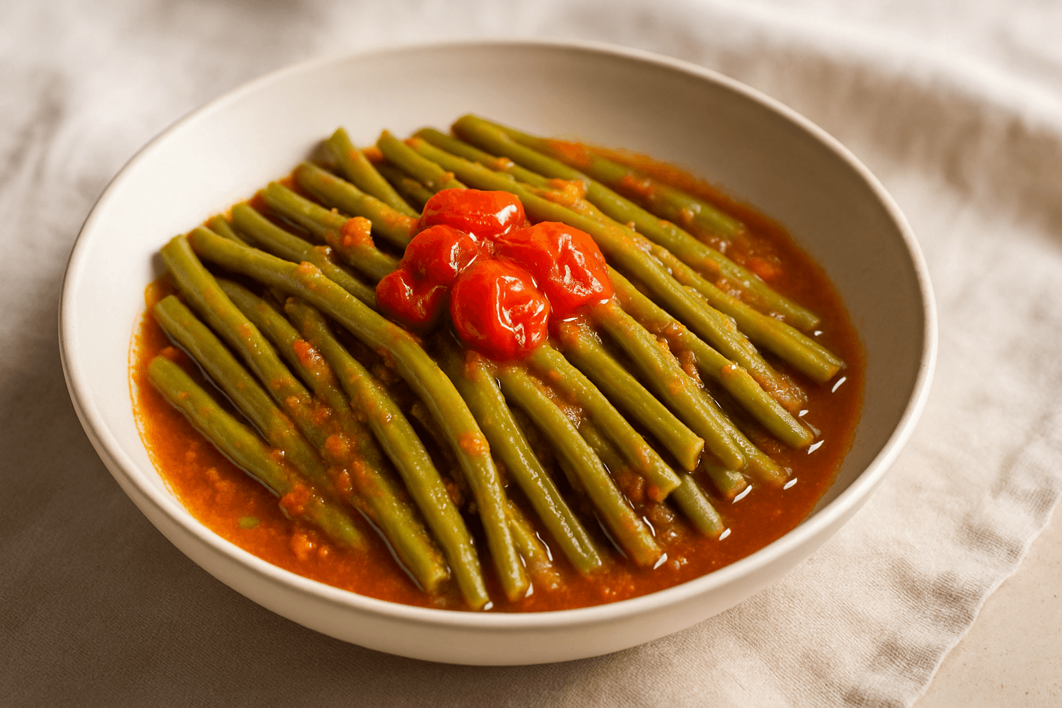 layered-olive-oil-green-beans-recipe-1