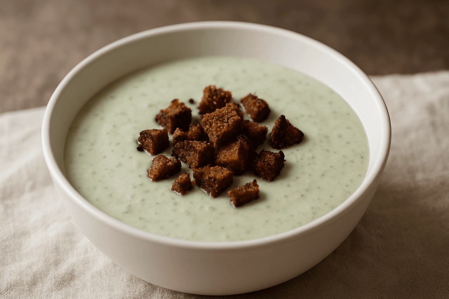 Light Cucumber Soup Recipe (Chilled)
