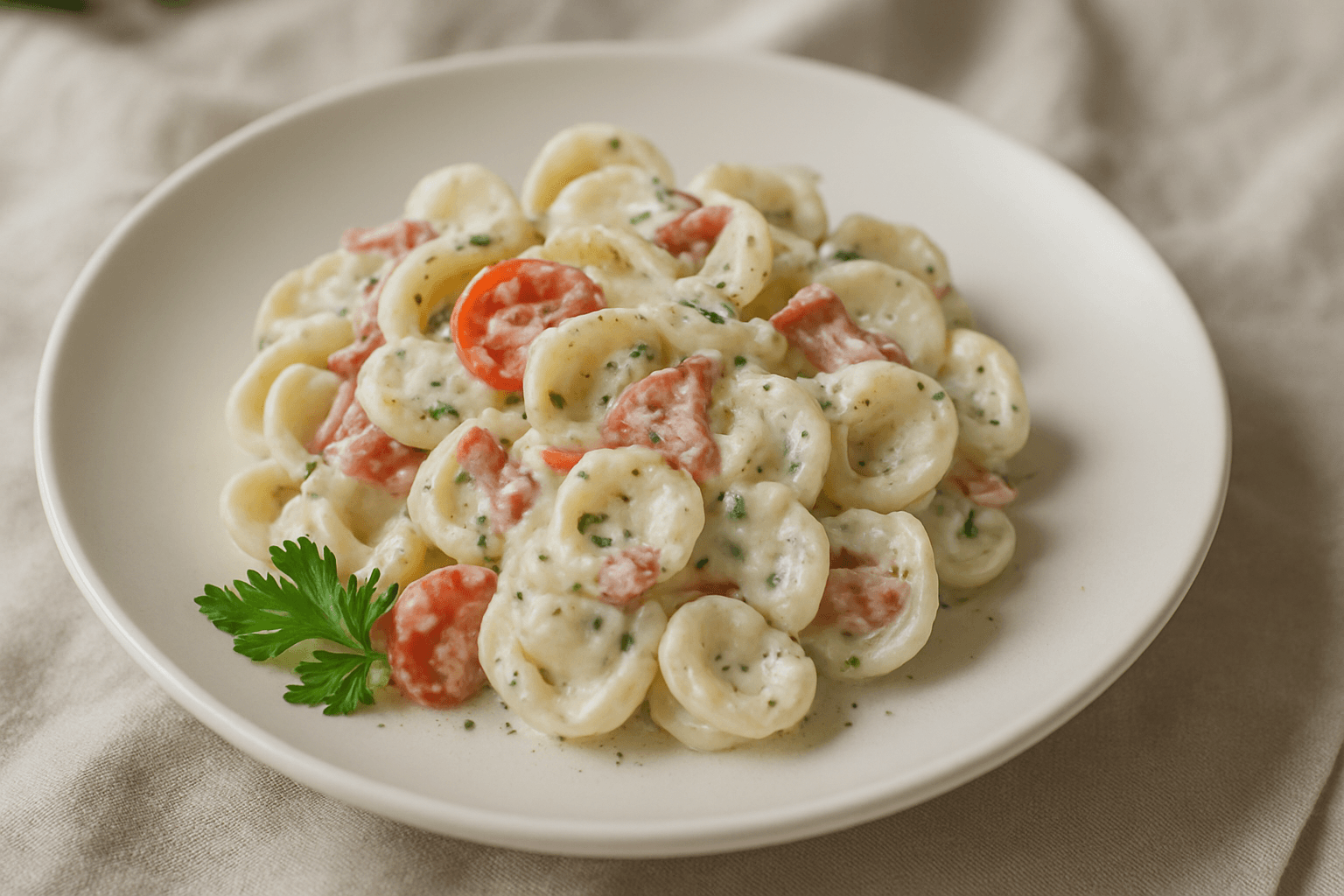 Mavi Peynir Soslu Makarna Tarifi