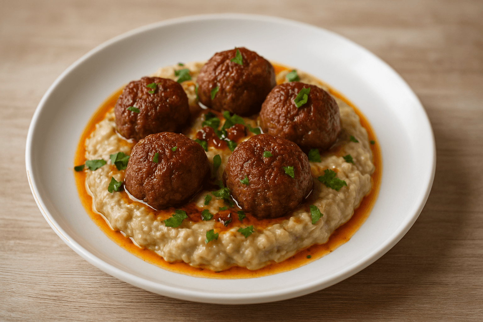meatballs-on-eggplant-puree-1