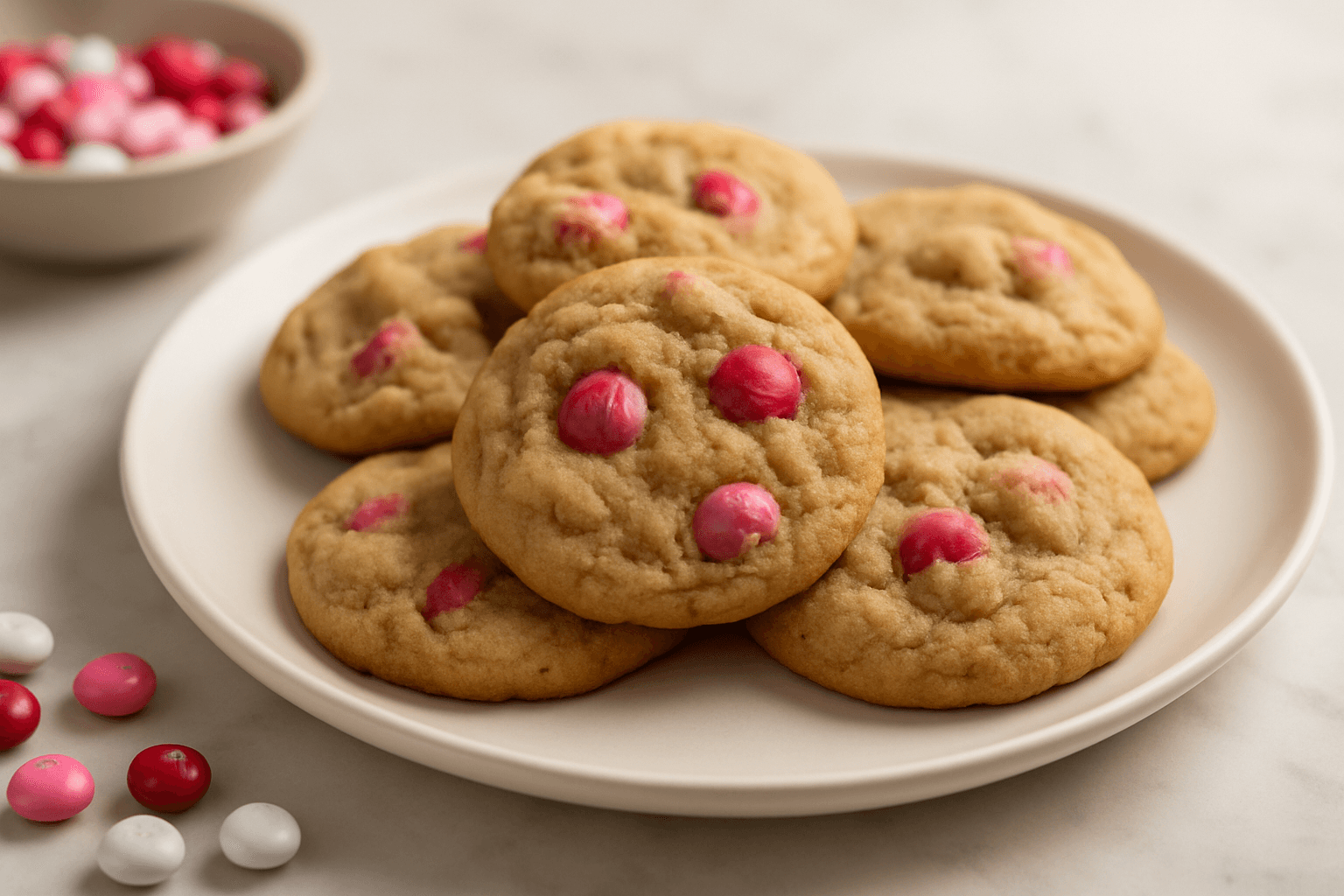 M&M'li Damla Kurabiye Tarifi (Drop Cookies)