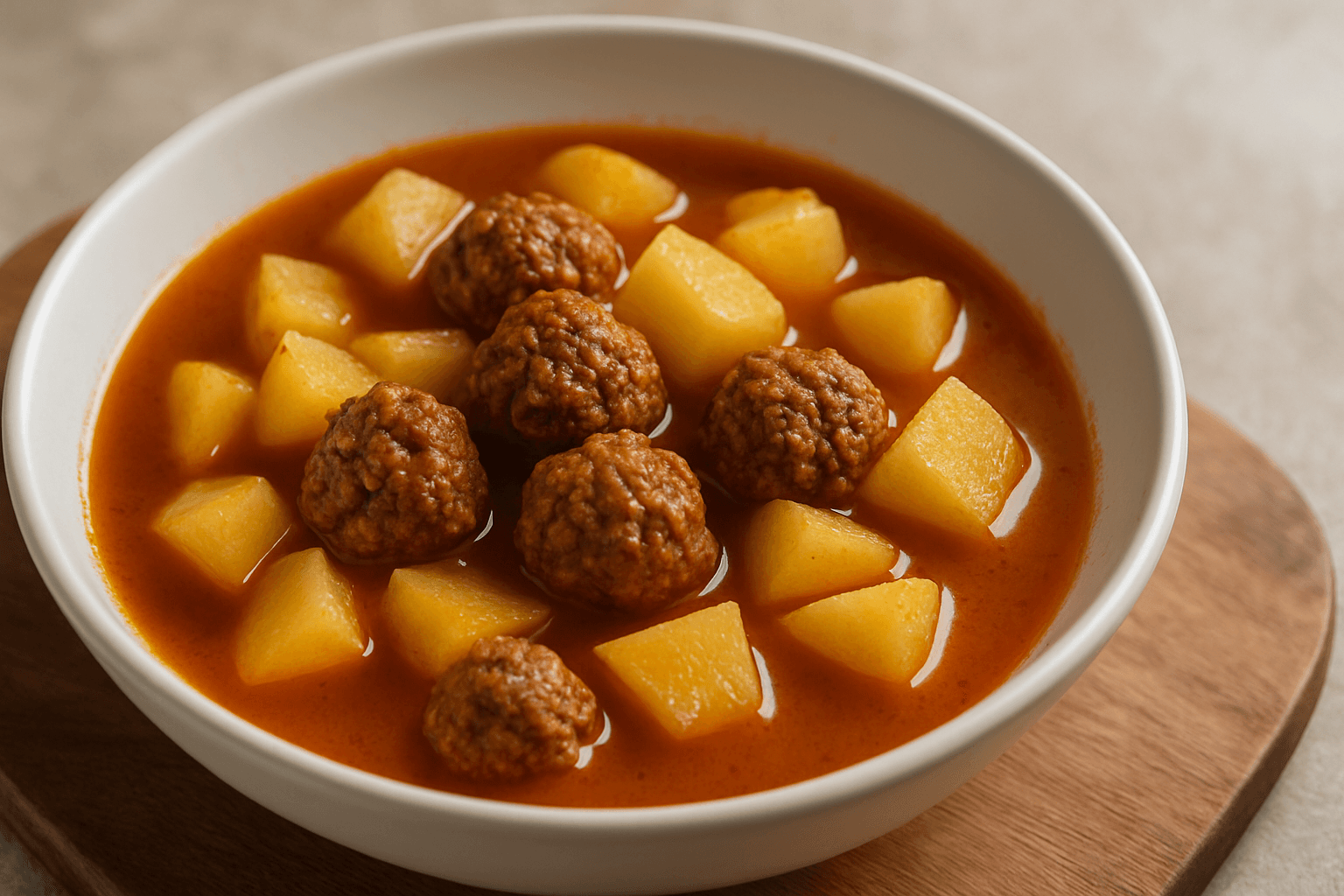 Patatesli Sulu Köfte Tarifi