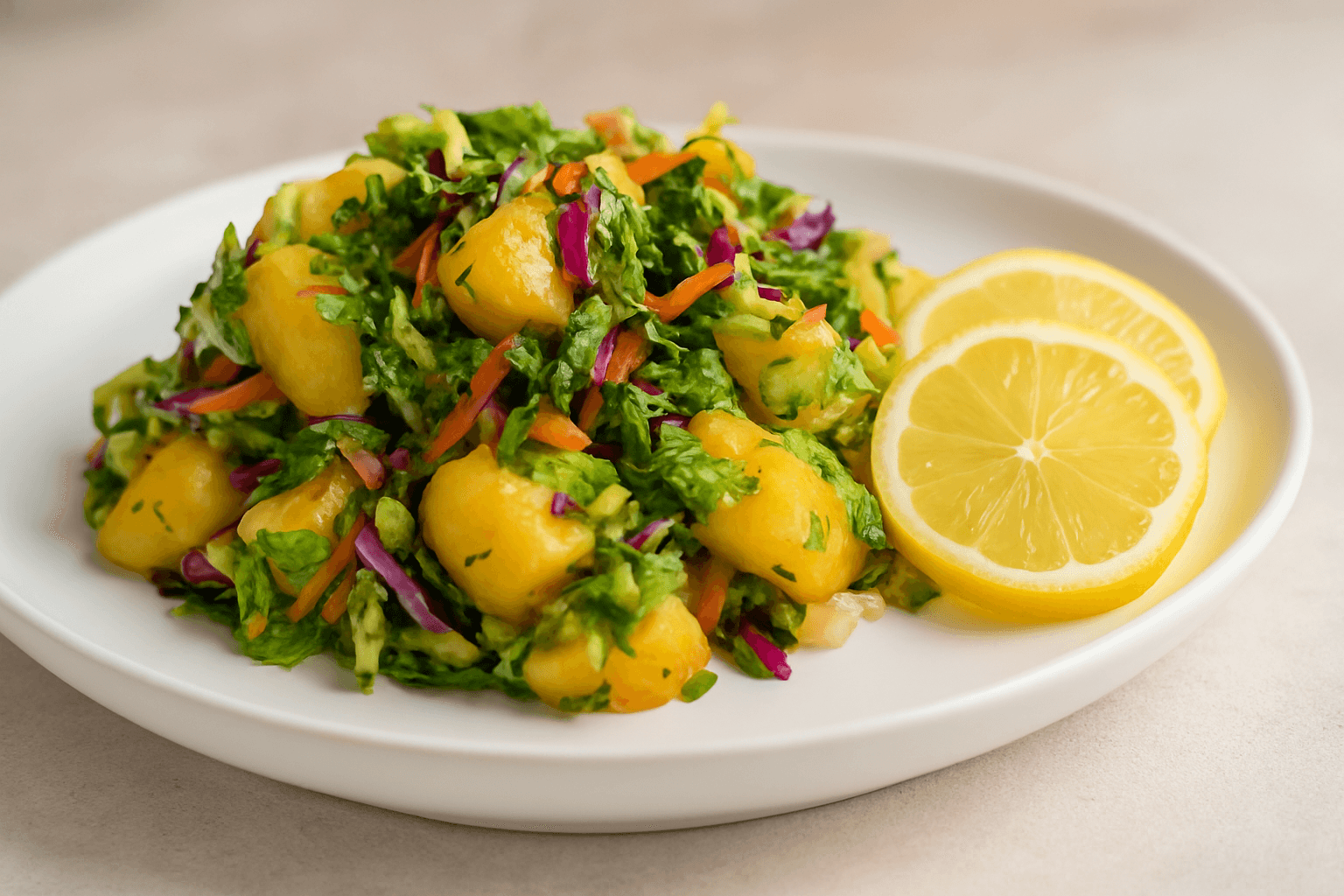 Soslu Patates Salatası Tarifi
