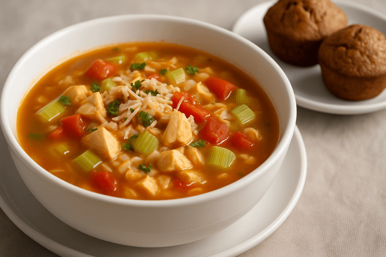 Tavuklu Gumbo Tarifi (Bamya ve Pirinçli)