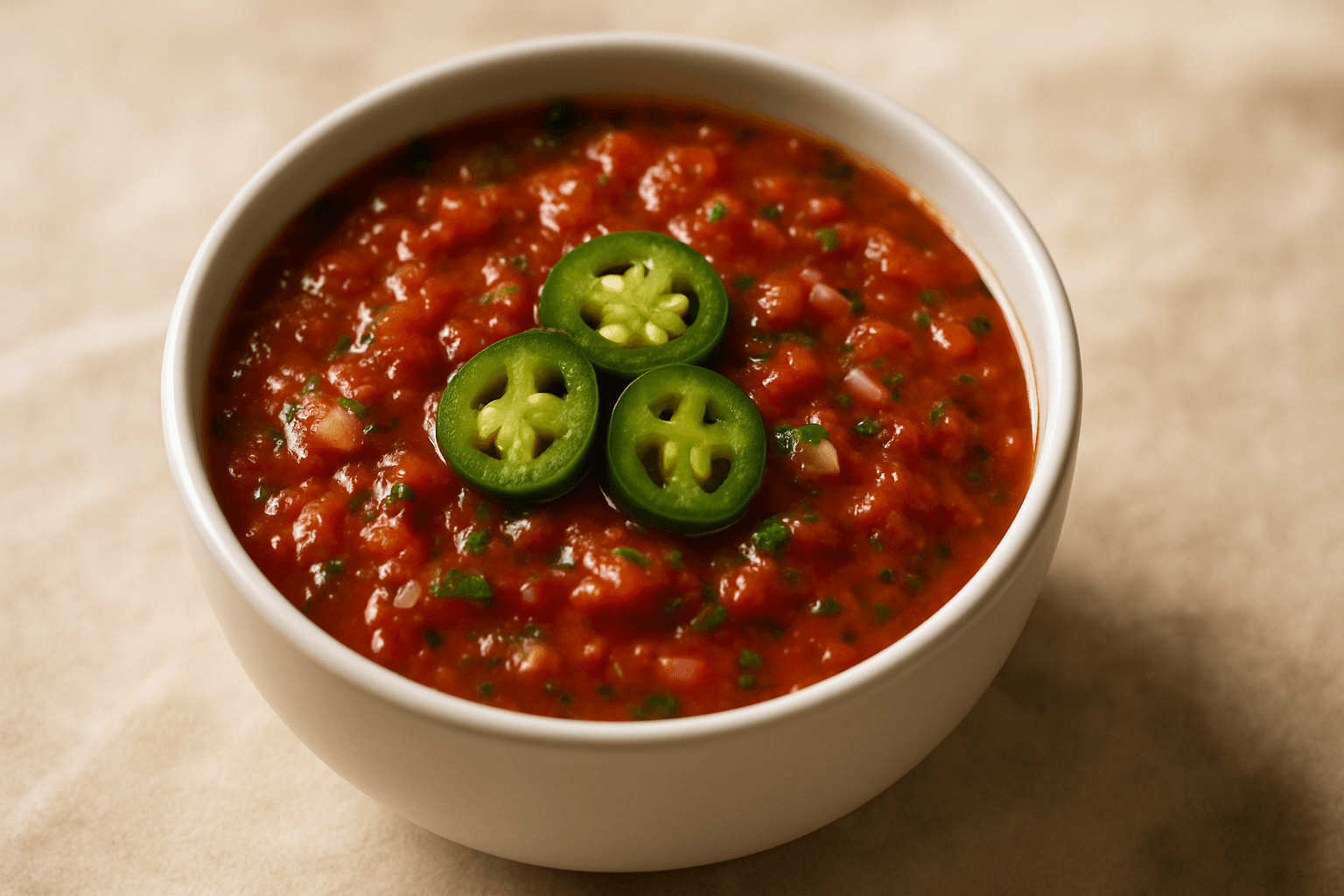 Taze Salsa Sos Tarifi (Domatesli, Kişnişli)