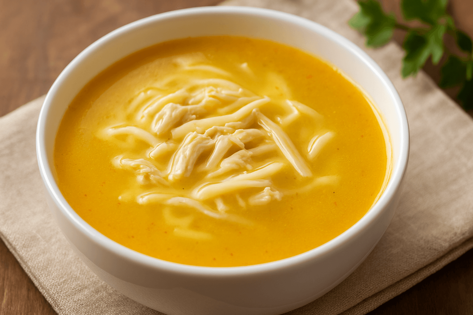 Tempered Chicken Soup Recipe