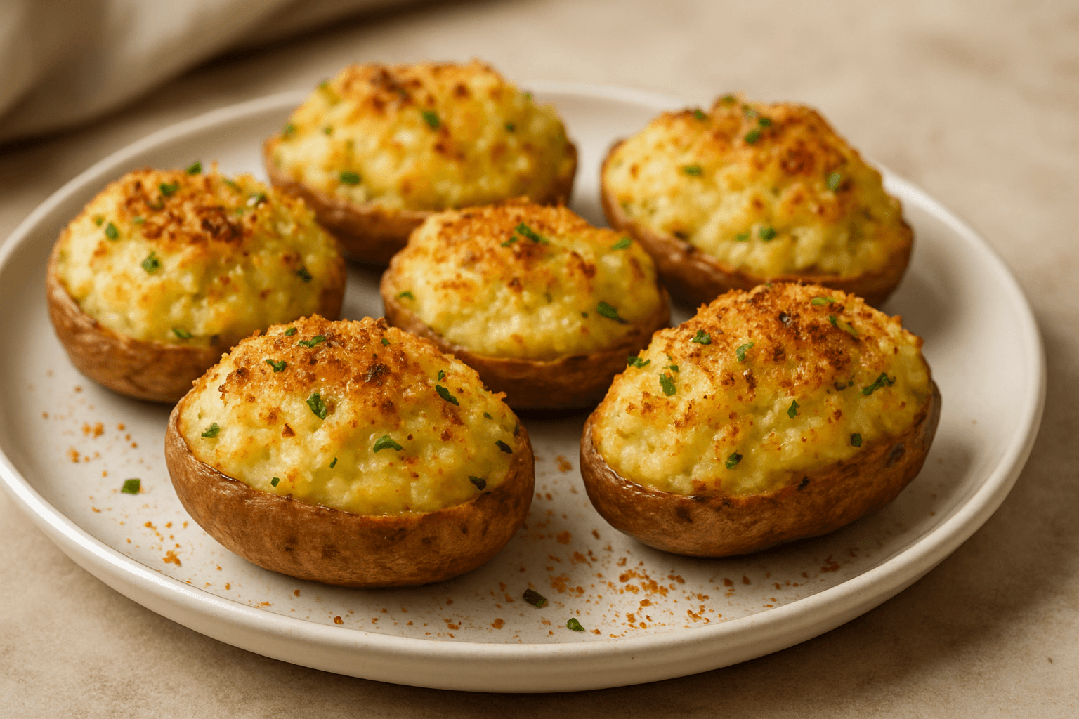 Twice Baked Potatoes Recipe